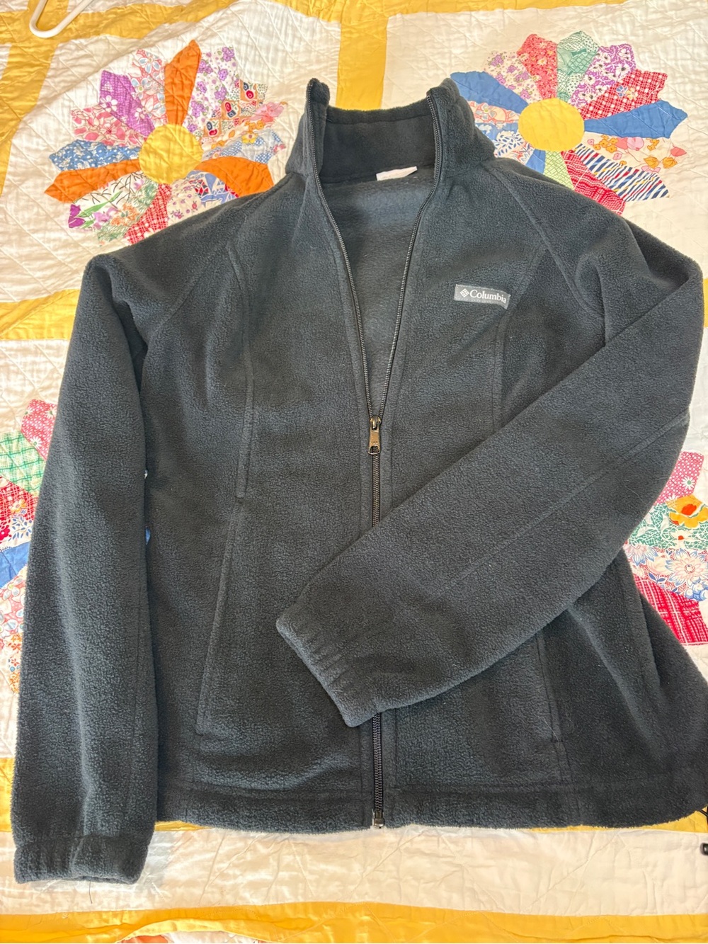 Columbia Black Full-Zip Fleece Jacket S